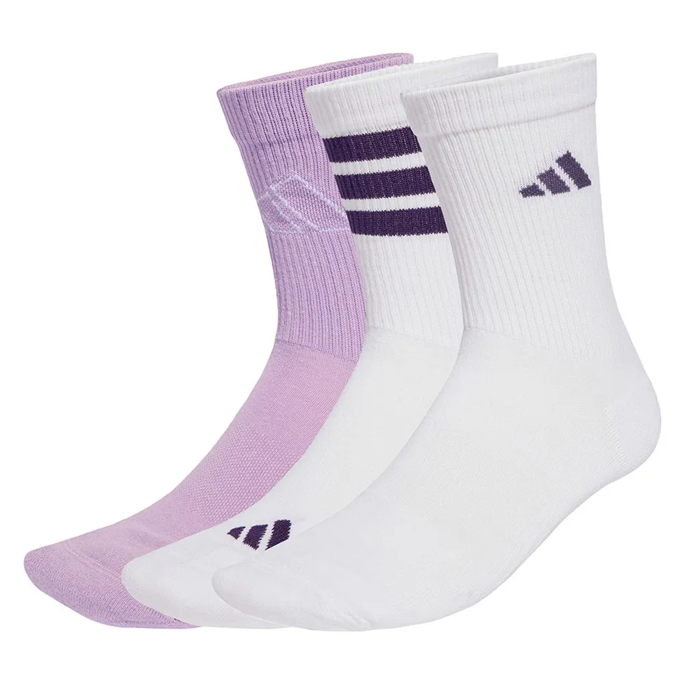 Носки 3 шт adidas Logo crew, белый 
Носки 3 шт adidas Logo crew, белый