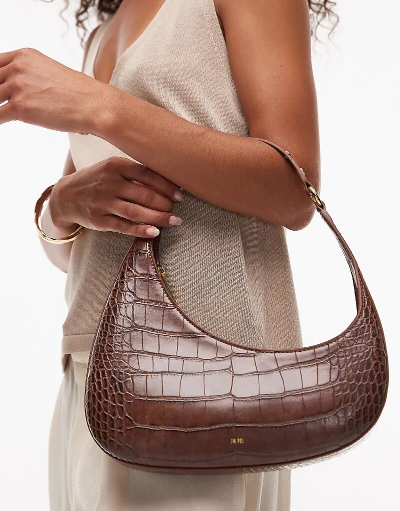 Асимметричная сумка через плечо JW PEI Harlee из коричневой крокодиловой кожи
Асимметричная сумка через плечо JW PEI Harlee из коричневой крокодиловой кожи