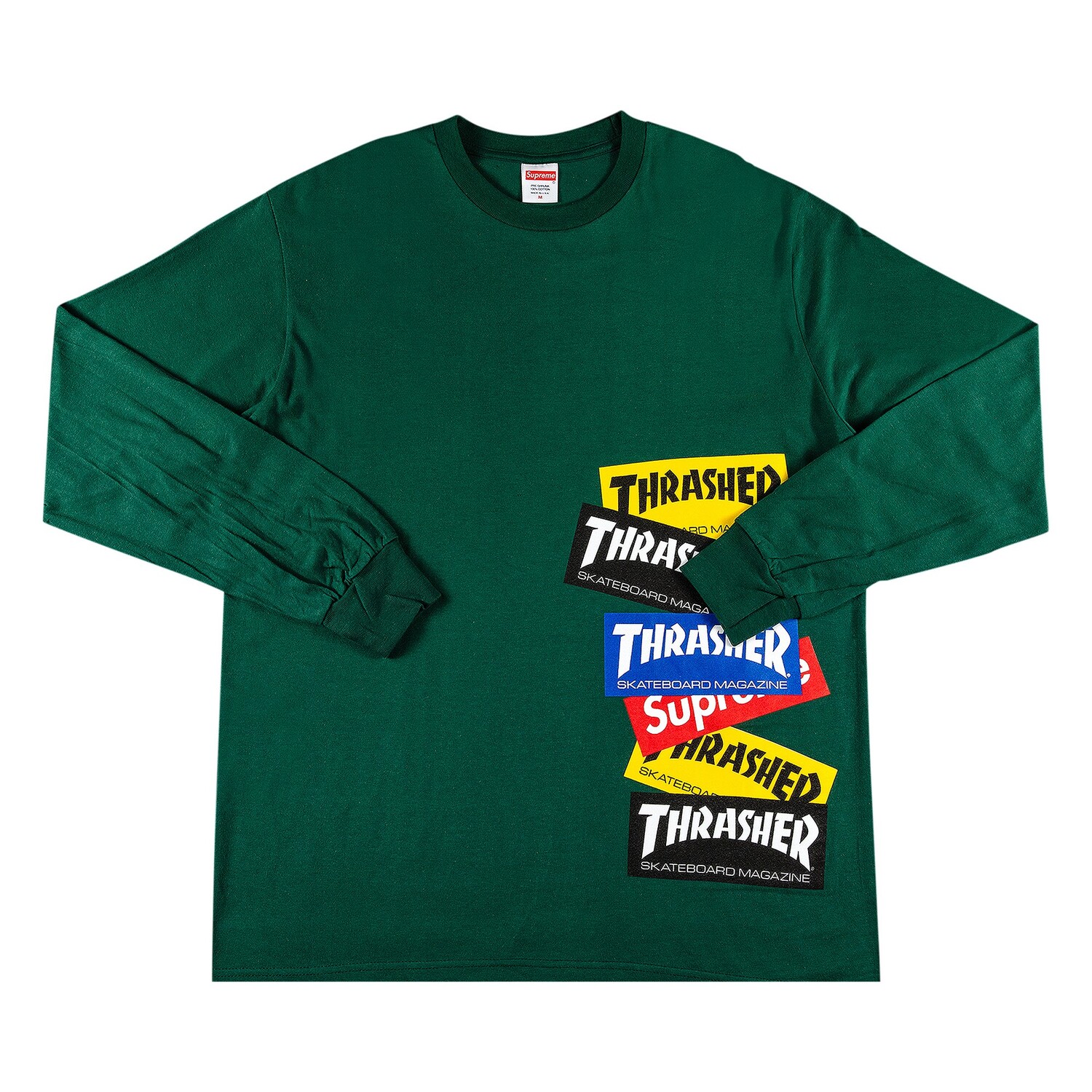 Футболка с длинными рукавами и мульти-логотипом Supreme x Thrasher, темно-зеленая, Зеленый, Футболка с длинными рукавами и мульти-логотипом Supreme x Thrasher, темно-зеленая
Футболка с длинными рукавами и мульти-логотипом Supreme x Thrasher, темно-зеленая, Зеленый, Футболка с длинными рукавами и мульти-логотипом Supreme x Thrasher, темно-зеленая