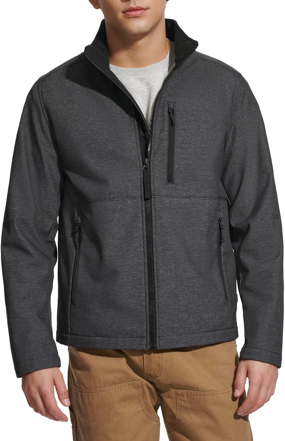 Levi's Mens Levi's Men's Stand Collar Softshell Jacket, Graphite
Levi's Mens Levi's Men's Stand Collar Softshell Jacket, Graphite