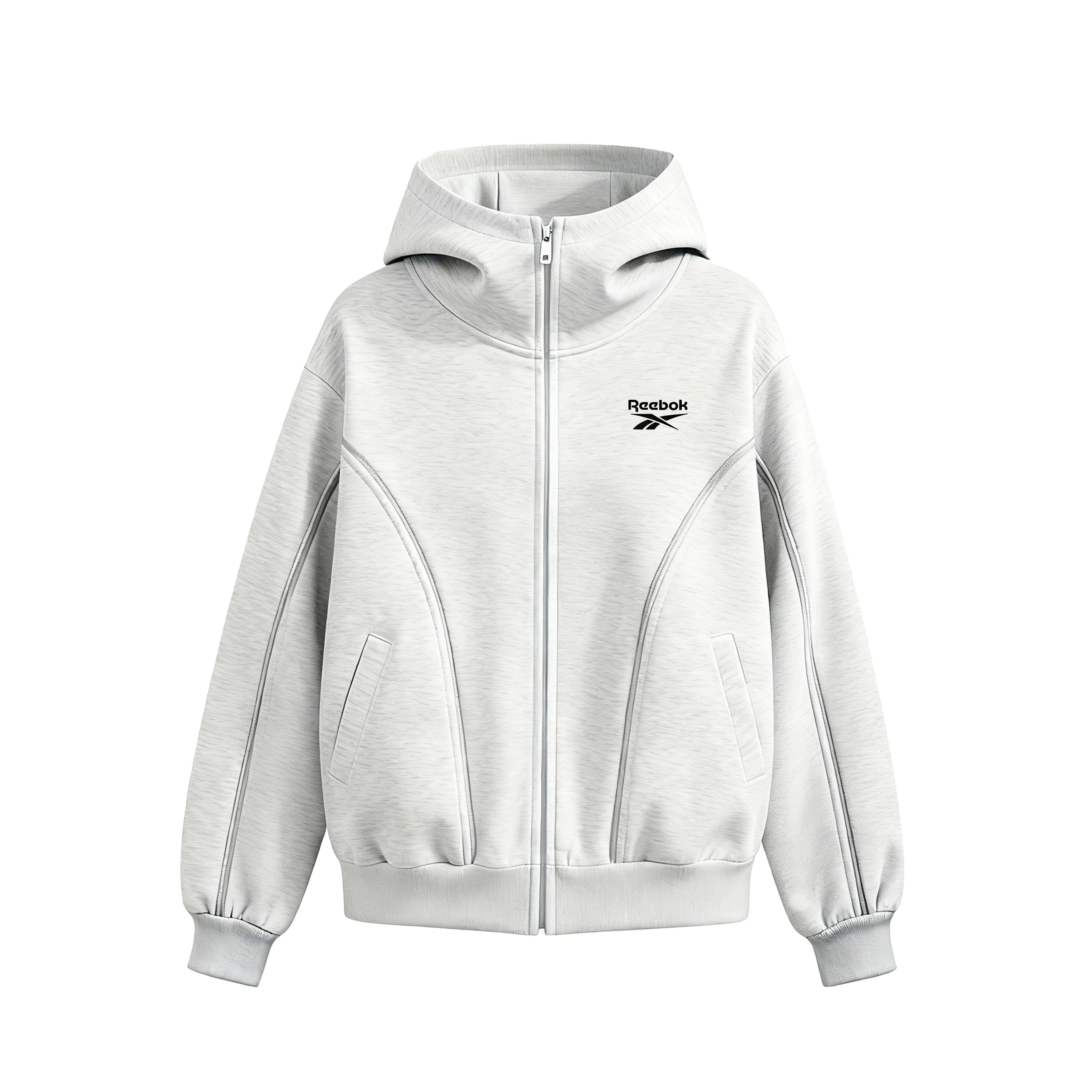 Толстовка Unisex Hooded Moderate Cardigan Reebok, белый heather серый
Толстовка Unisex Hooded Moderate Cardigan Reebok, белый heather серый