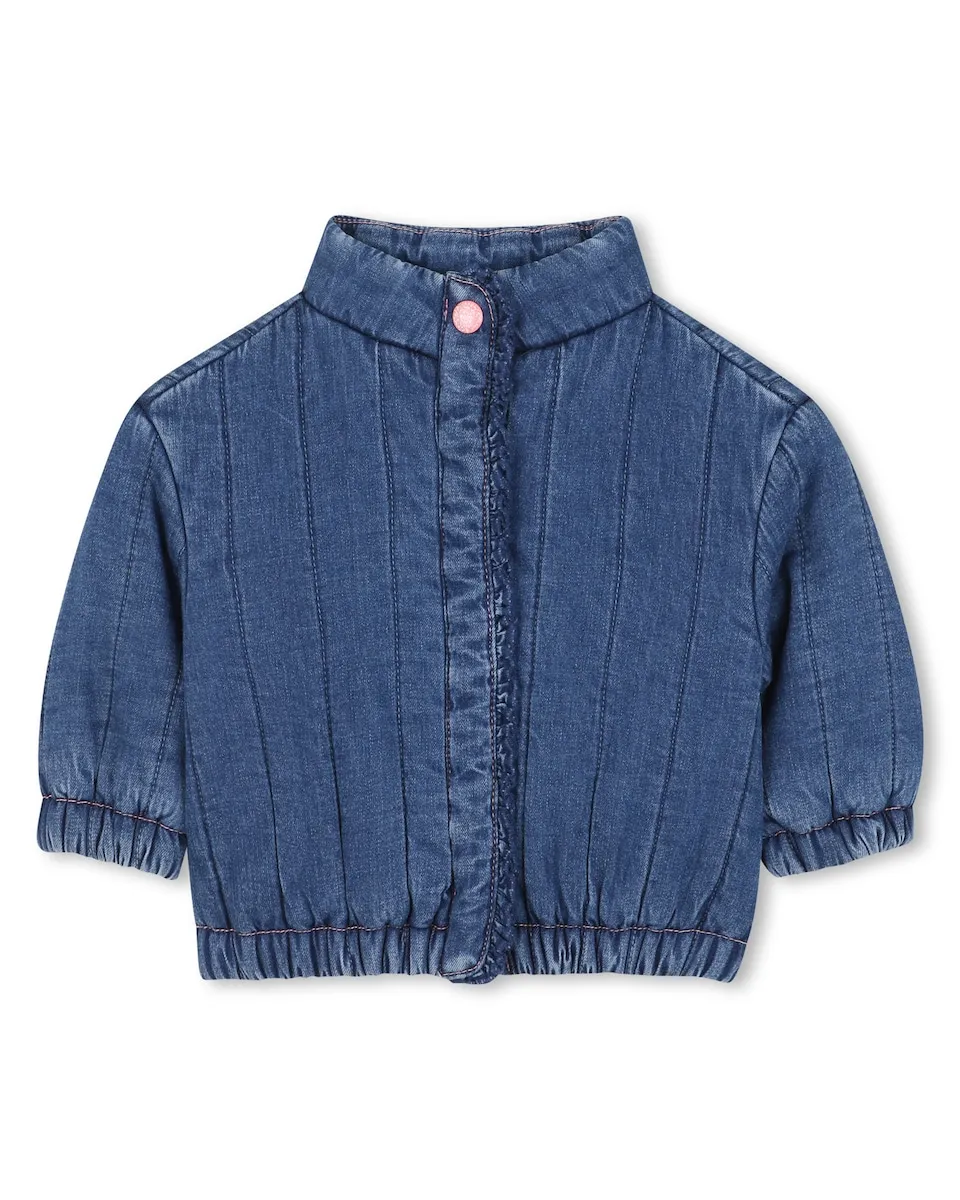 Детская куртка синего цвета из хлопка Billieblush, синий
Детская куртка синего цвета из хлопка Billieblush, синий