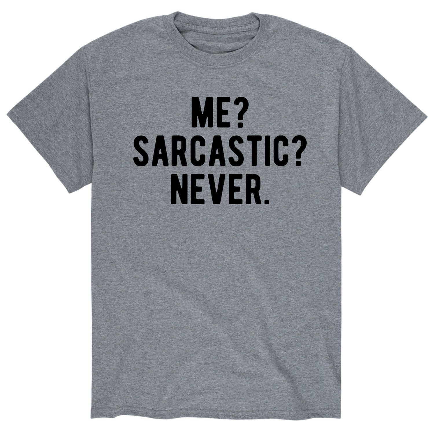 Мужская футболка Sarcastic Never Licensed Character
Мужская футболка Sarcastic Never Licensed Character
