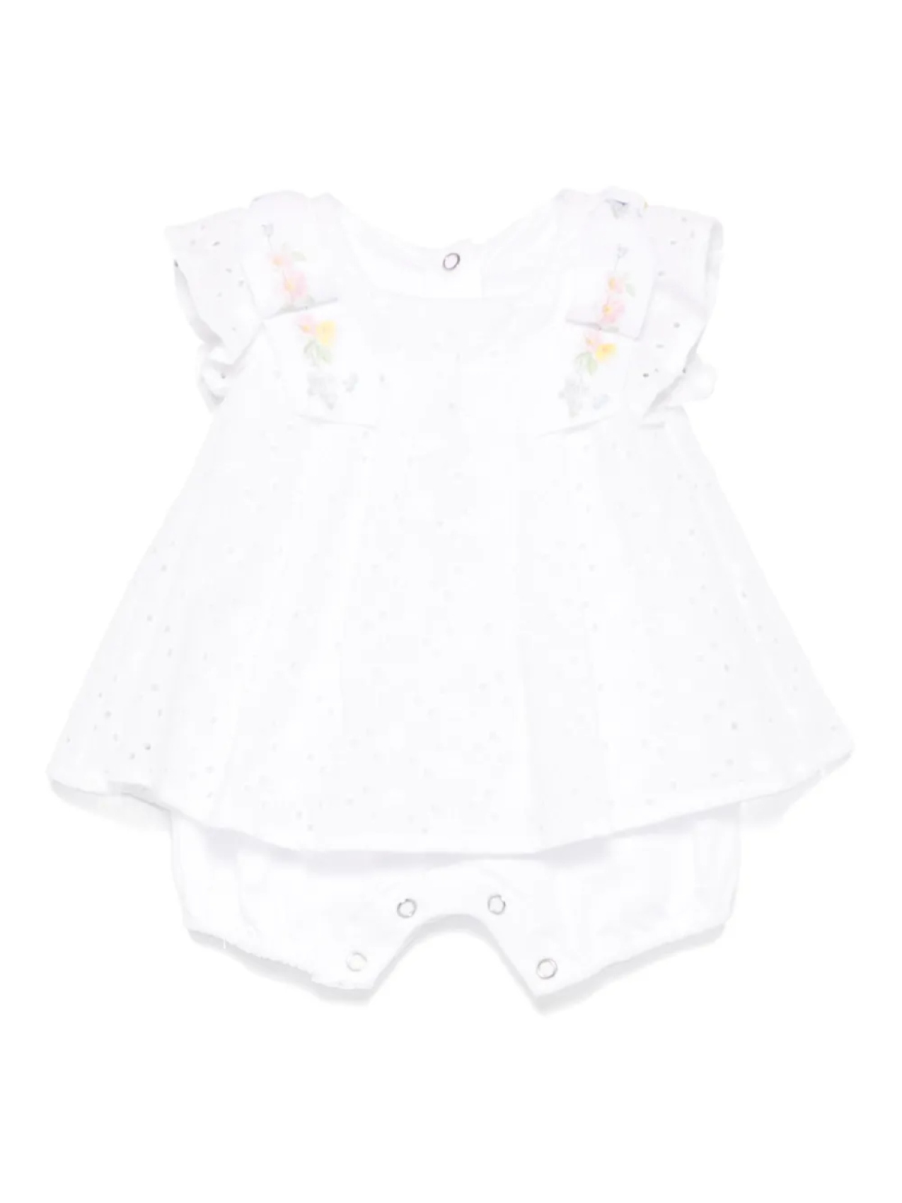 Lapin House комбинезон с английской вышивкой, белый
Lapin House комбинезон с английской вышивкой, белый