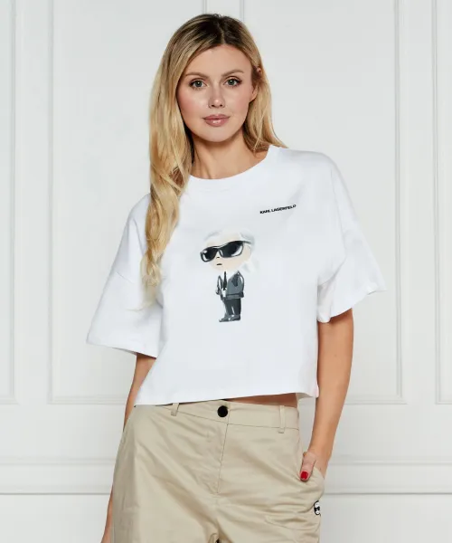 Футболка с иконкой акварелью Cropped fit Karl Lagerfeld, белый
Футболка с иконкой акварелью Cropped fit Karl Lagerfeld, белый