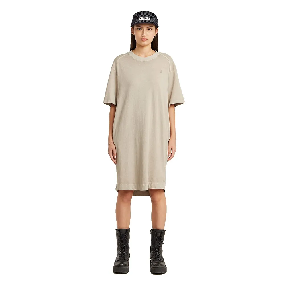 Платье G-Star Overdyed Saddle Loose short sleeve short, бежевый 
Платье G-Star Overdyed Saddle Loose short sleeve short, бежевый