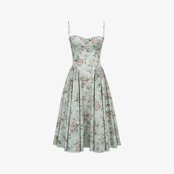 Миди-платье House Of Cb из хлопка с цветочным принтом, мультиколор
Миди-платье House Of Cb из хлопка с цветочным принтом, мультиколор