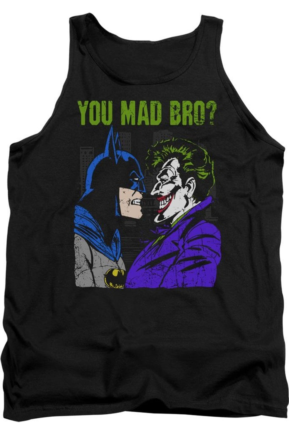 Майка для взрослых DC Comics Mad Bro Gildan, черный
Майка для взрослых DC Comics Mad Bro Gildan, черный