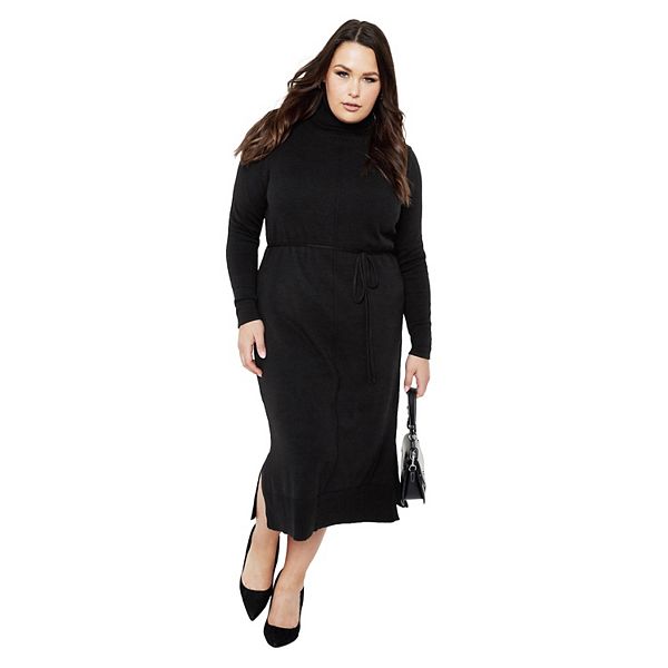 Женское платье-свитер Hannah plus size Avenue, Black
Женское платье-свитер Hannah plus size Avenue, Black