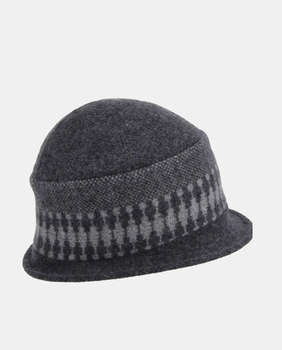 Шляпа колокольчик из вареной шерсти Seeberger, темно-серый
Шляпа колокольчик из вареной шерсти Seeberger, темно-серый