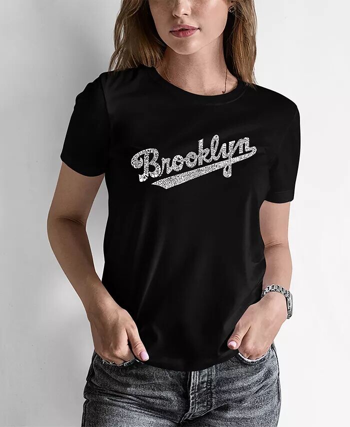 Женская футболка Word Art Brooklyn Neighborhoods LA Pop Art, черный
Женская футболка Word Art Brooklyn Neighborhoods LA Pop Art, черный