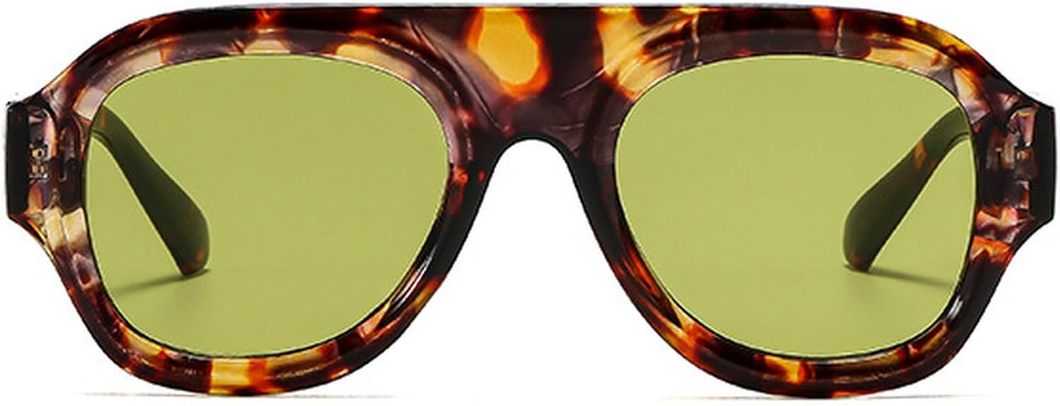 Ретро-солнцезащитные очки квадратной формы для женщин, модные градиентные линзы с защитой от УФ-излучения UV400, трендовые мужские солнцезащитные очки-пилот mincl, Leopard Green
Ретро-солнцезащитные очки квадратной формы для женщин, модные градиентные линзы с защитой от УФ-излучения UV400, трендовые мужские солнцезащитные очки-пилот mincl, Leopard Green