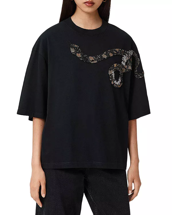 Футболка Ouros amelie Allsaints, черный
Футболка Ouros amelie Allsaints, черный