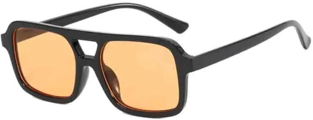 Солнцезащитные очки с защитой UV400 | Линзы конфетных цветов, большая оправа | Для женщин и мужчин, для занятий спортом на открытом воздухе и вождения DSVIGF, Black Yellow
Солнцезащитные очки с защитой UV400 | Линзы конфетных цветов, большая оправа | Для женщин и мужчин, для занятий спортом на открытом воздухе и вождения DSVIGF, Black Yellow