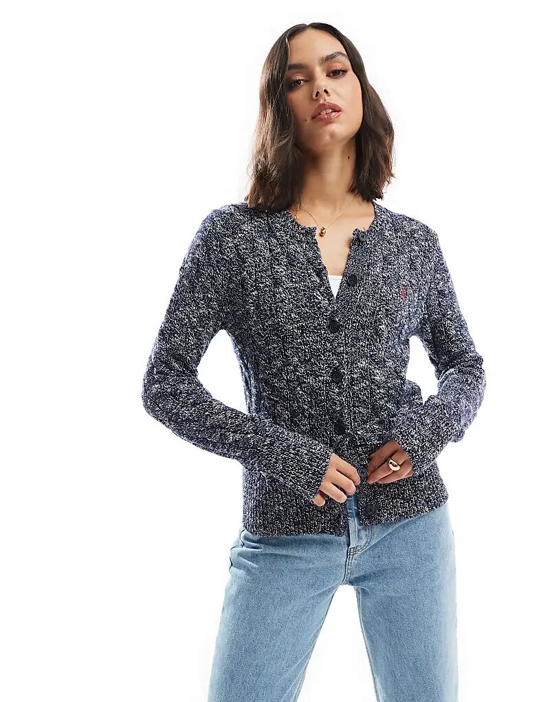 Кардиган с логотипом icon из хлопка и косами темно-синего цвета Polo Ralph Lauren
Кардиган с логотипом icon из хлопка и косами темно-синего цвета Polo Ralph Lauren