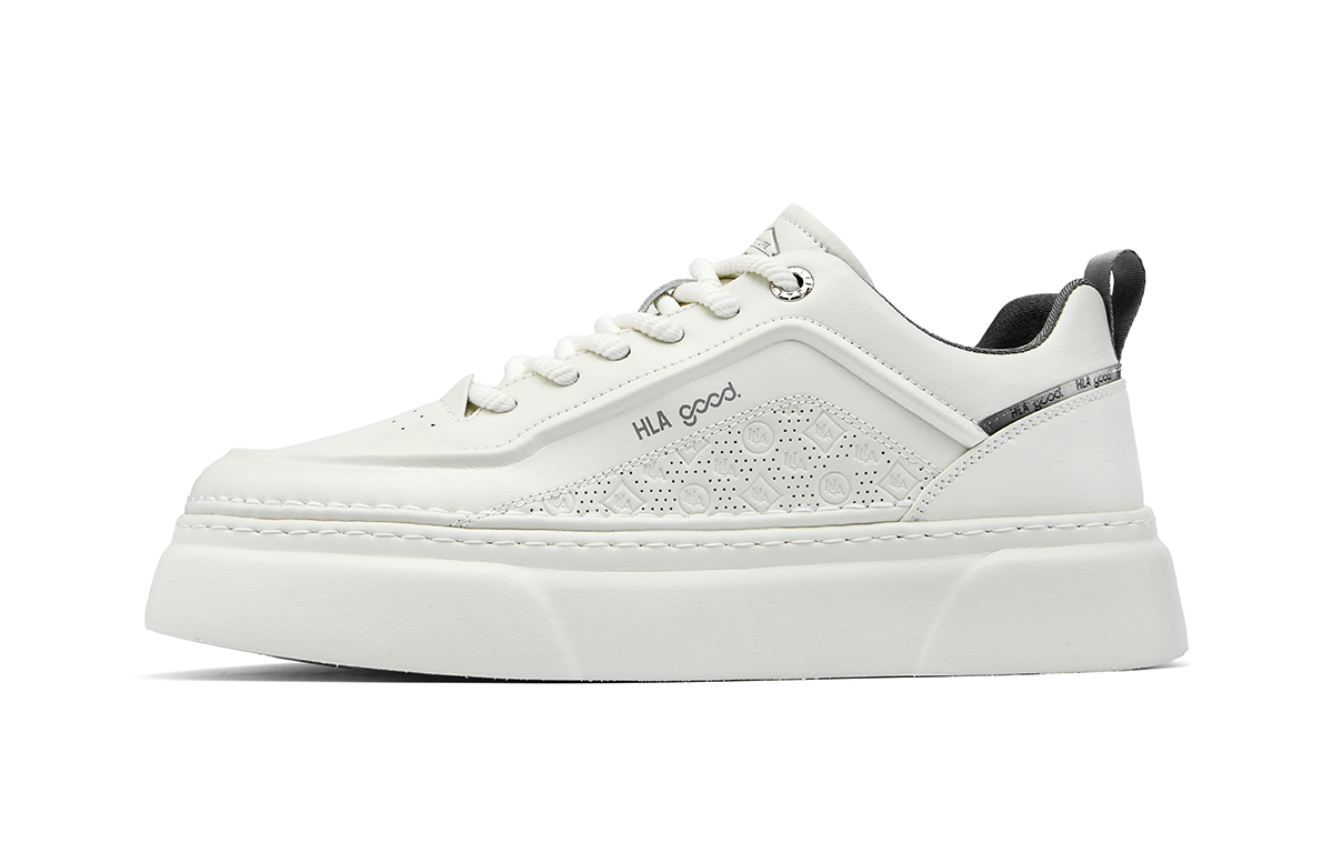 HLA Мужские скейтерские кроссовки низкие бежево-белые с красным, цвет White Red
HLA Мужские скейтерские кроссовки низкие бежево-белые с красным, цвет White Red