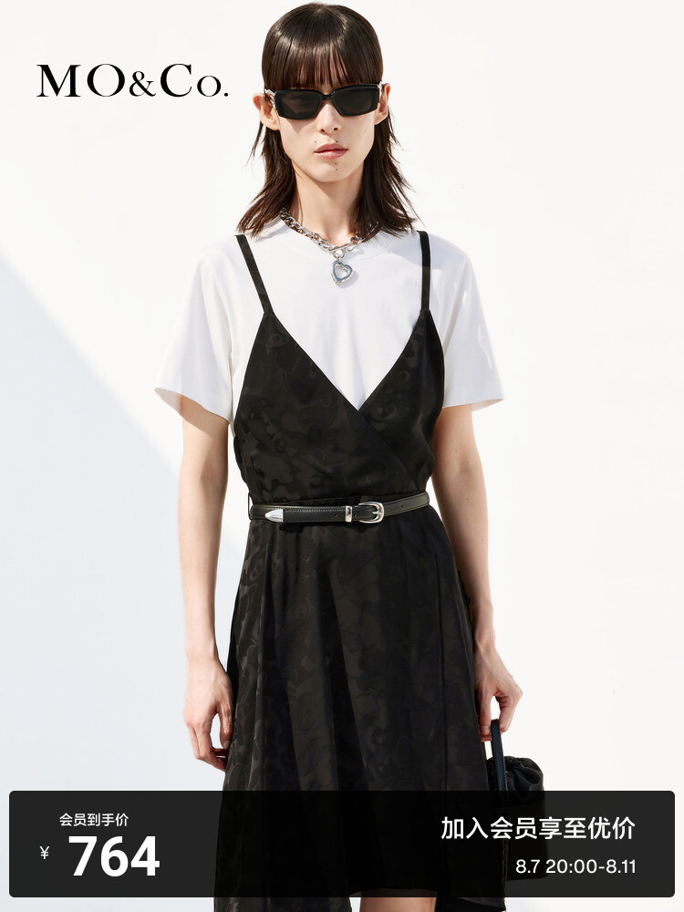 Платье Moco из двух частей, черный
Платье Moco из двух частей, черный