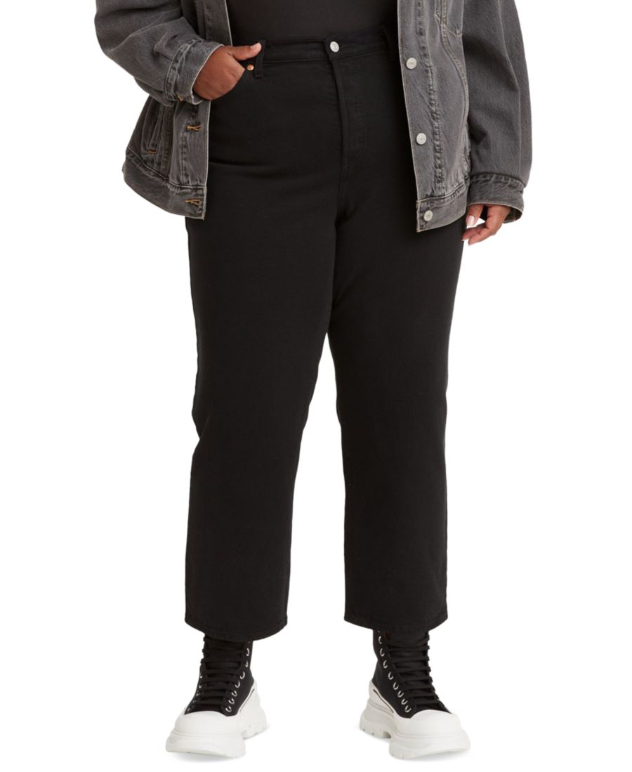 Джинсы прямого кроя с высокой посадкой и зауженными штанинами, больших размеров Levi's, Black Sprout
Джинсы прямого кроя с высокой посадкой и зауженными штанинами, больших размеров Levi's, Black Sprout