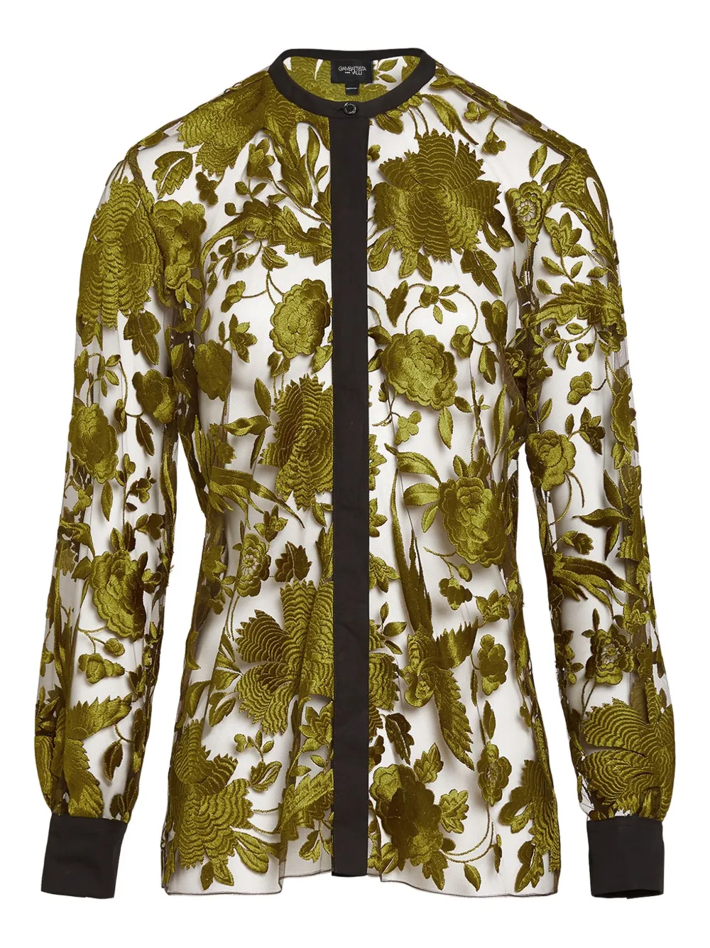 Блузка из тюля с цветочной вышивкой Giambattista Valli, зеленый
Блузка из тюля с цветочной вышивкой Giambattista Valli, зеленый