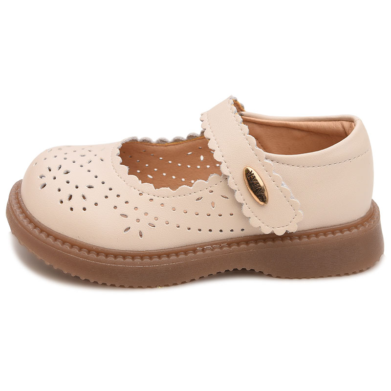 Детские кожаные туфли с противоскользящей подошвой и защитой от ударов Budding, бежевый
Детские кожаные туфли с противоскользящей подошвой и защитой от ударов Budding, бежевый