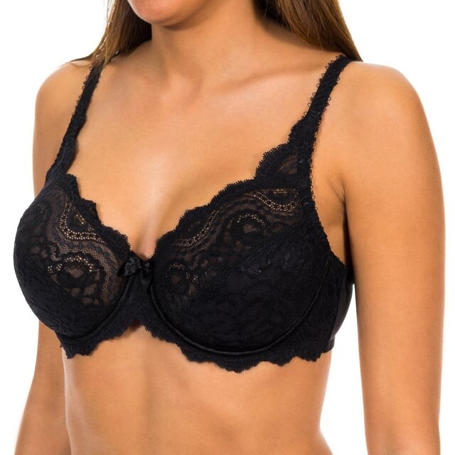 Бюстгальтер на косточках из кружева без подкладок 05832 женщина Playtex, черный
Бюстгальтер на косточках из кружева без подкладок 05832 женщина Playtex, черный