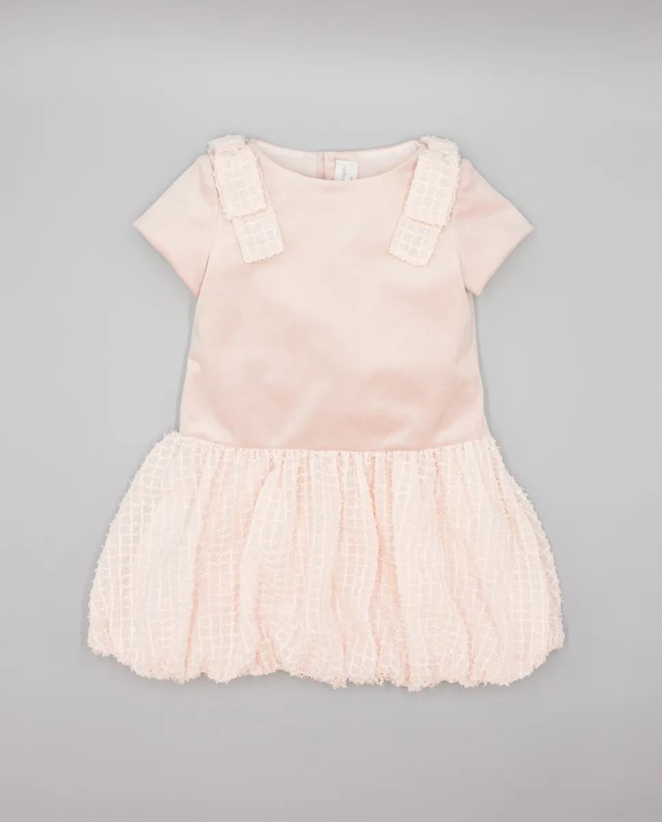 Детское платье из розового бархата с бантиками Fina Ejerique
Детское платье из розового бархата с бантиками Fina Ejerique