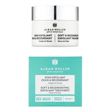 Нежный и восстанавливающий скраб для лица и губ от - Certified Organic by Ecocert 50 мл Alban Muller
Нежный и восстанавливающий скраб для лица и губ от - Certified Organic by Ecocert 50 мл Alban Muller