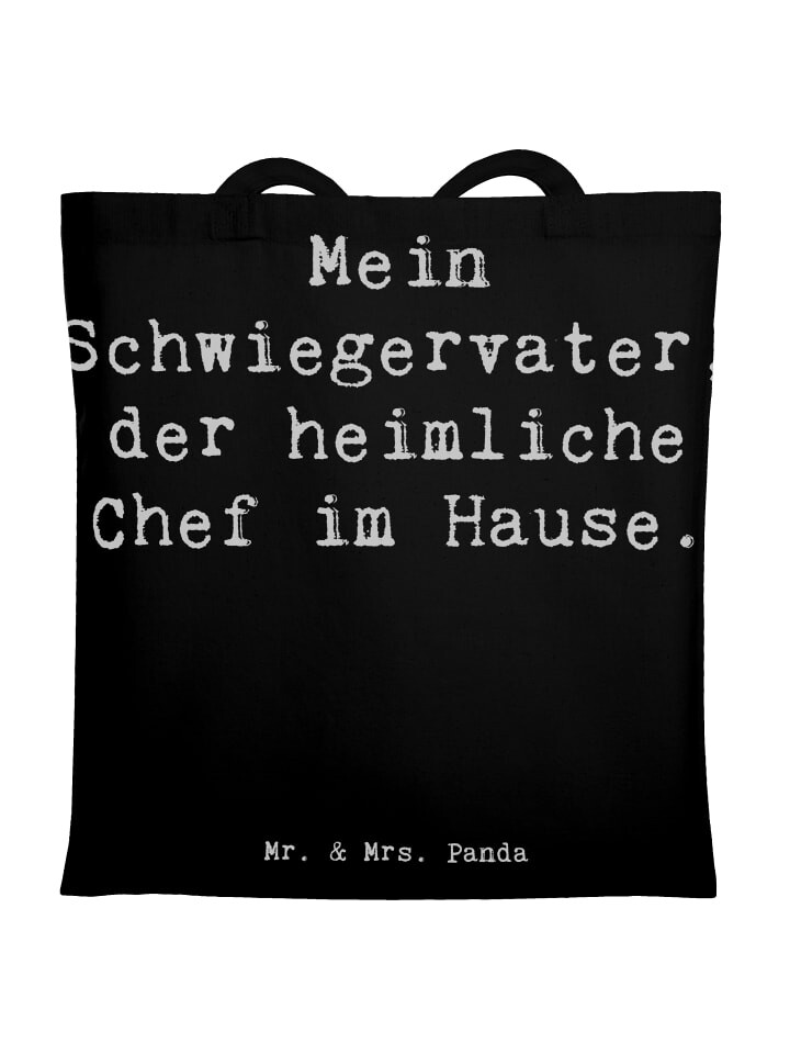 Сумка для переноски Mr & Mrs Panda Schwiegervater Chef, черный
Сумка для переноски Mr & Mrs Panda Schwiegervater Chef, черный