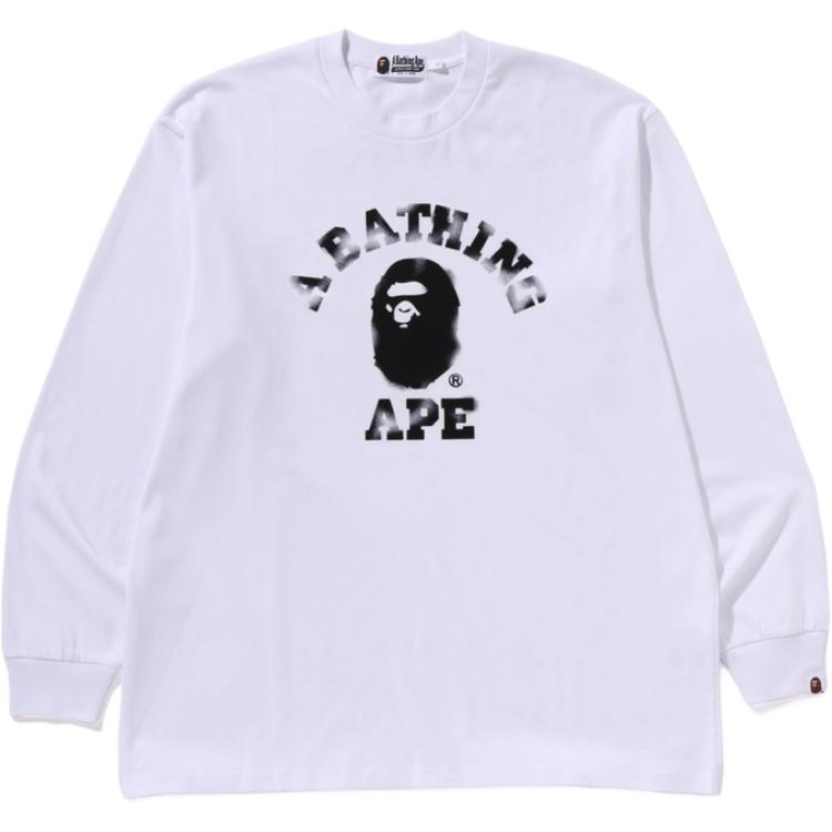 Футболка с длинным рукавом с логотипом A BATHING APE, белый
Футболка с длинным рукавом с логотипом A BATHING APE, белый