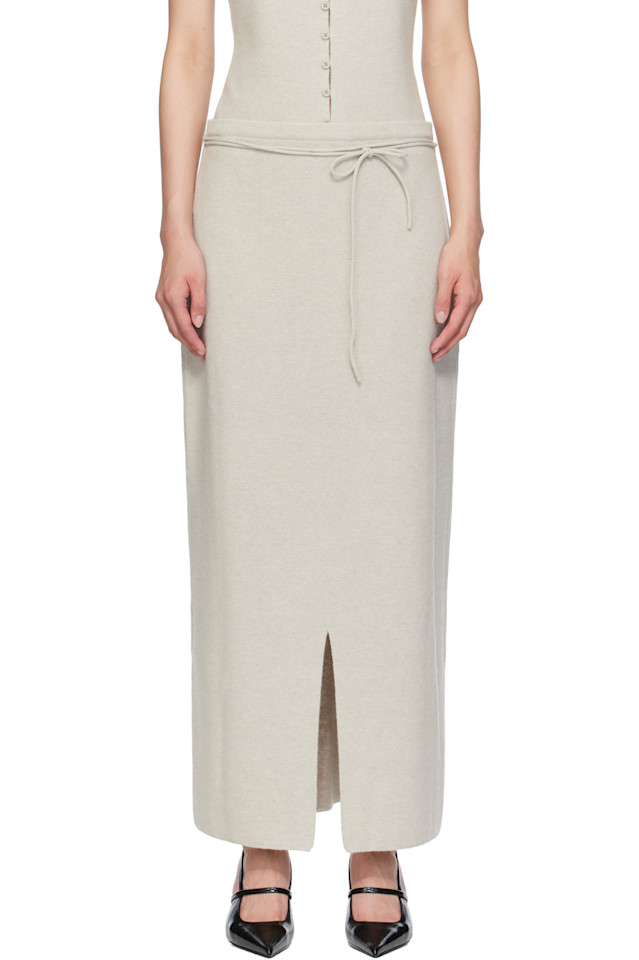 Прямая вязаная макси-юбка Le17Septembre, серый
Прямая вязаная макси-юбка Le17Septembre, серый