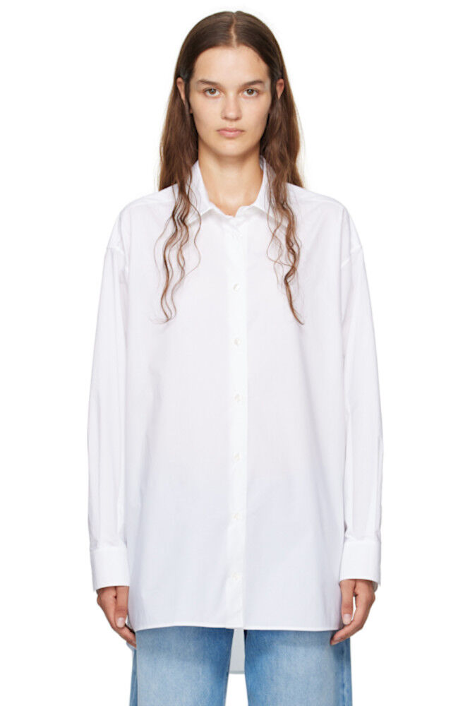 Белая рубашка Лука The Row
Белая рубашка Лука The Row