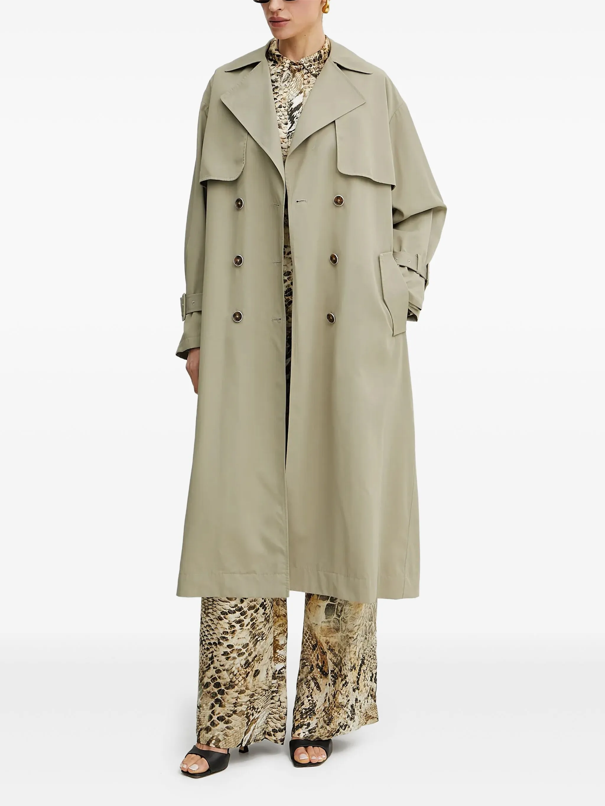 Двубортный тренч с поясом Guess Usa, зеленый
Двубортный тренч с поясом Guess Usa, зеленый