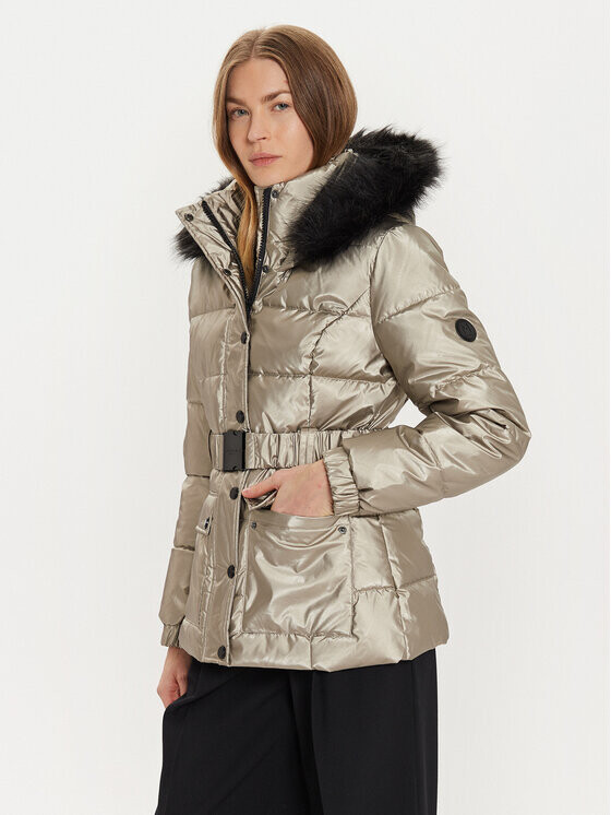 Пуховик стандартного кроя Morgan, золотой
Пуховик стандартного кроя Morgan, золотой