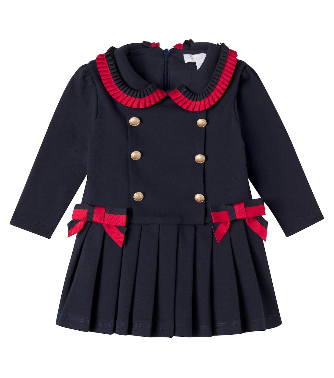 Детское хлопковое платье с бантом Patachou, Marine
Детское хлопковое платье с бантом Patachou, Marine