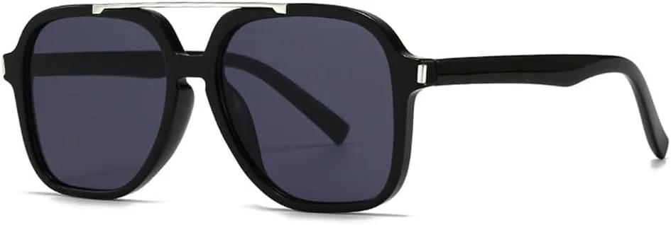 Солнцезащитные очки UV400 с увеличенными двойными перемычками и заклепками для женщин и мужчин, для бега и занятий спортом на открытом воздухе UYPTK, C1 Black Black
Солнцезащитные очки UV400 с увеличенными двойными перемычками и заклепками для женщин и мужчин, для бега и занятий спортом на открытом воздухе UYPTK, C1 Black Black