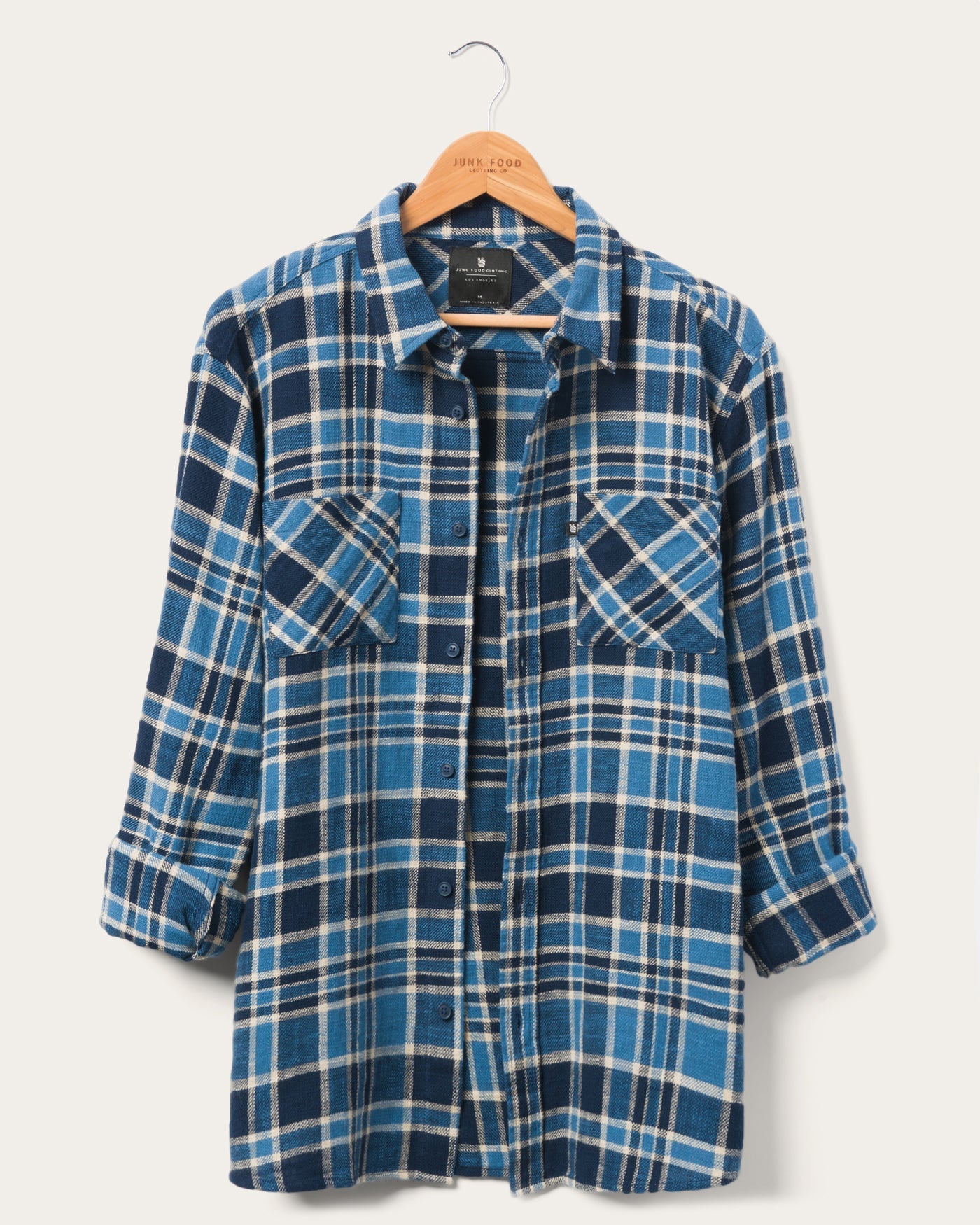 Рубашка Dering с двумя карманами и длинным рукавом Junk Food Clothing, темно-синий
Рубашка Dering с двумя карманами и длинным рукавом Junk Food Clothing, темно-синий