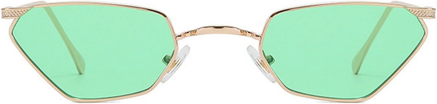 Модные маленькие многоугольные солнцезащитные очки для женщин в металлической полуободковой оправе «кошачий глаз», винтажные солнцезащитные очки «кошачий глаз» mincl, Green
Модные маленькие многоугольные солнцезащитные очки для женщин в металлической полуободковой оправе «кошачий глаз», винтажные солнцезащитные очки «кошачий глаз» mincl, Green
