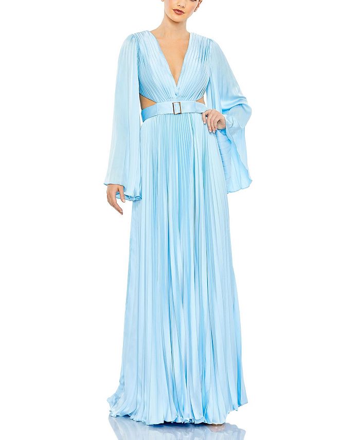 Длинное платье из шифона с кружевной шнуровкой на спине Mac Duggal, синий
Длинное платье из шифона с кружевной шнуровкой на спине Mac Duggal, синий