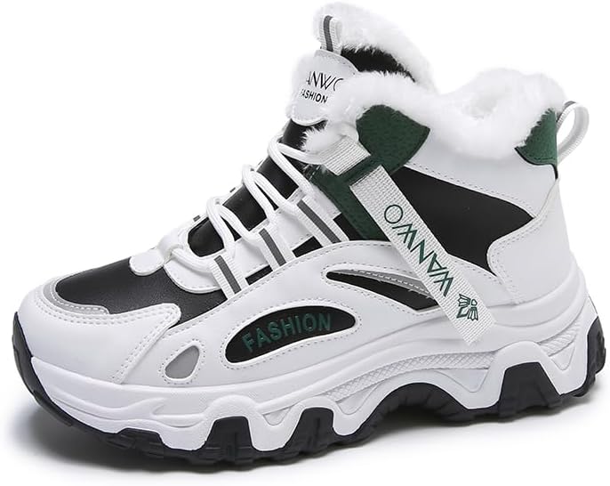 Модные зимние высокие кроссовки с меховой подкладкой, массивная платформа, белые с цветными акцентами, шнуровка, спортивные кроссовки Generic
Модные зимние высокие кроссовки с меховой подкладкой, массивная платформа, белые с цветными акцентами, шнуровка, спортивные кроссовки Generic