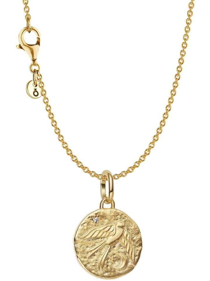 Pandora Женский ювелирный набор: колье с подвеской в виде ласточки, золотистого цвета
Pandora Женский ювелирный набор: колье с подвеской в виде ласточки, золотистого цвета