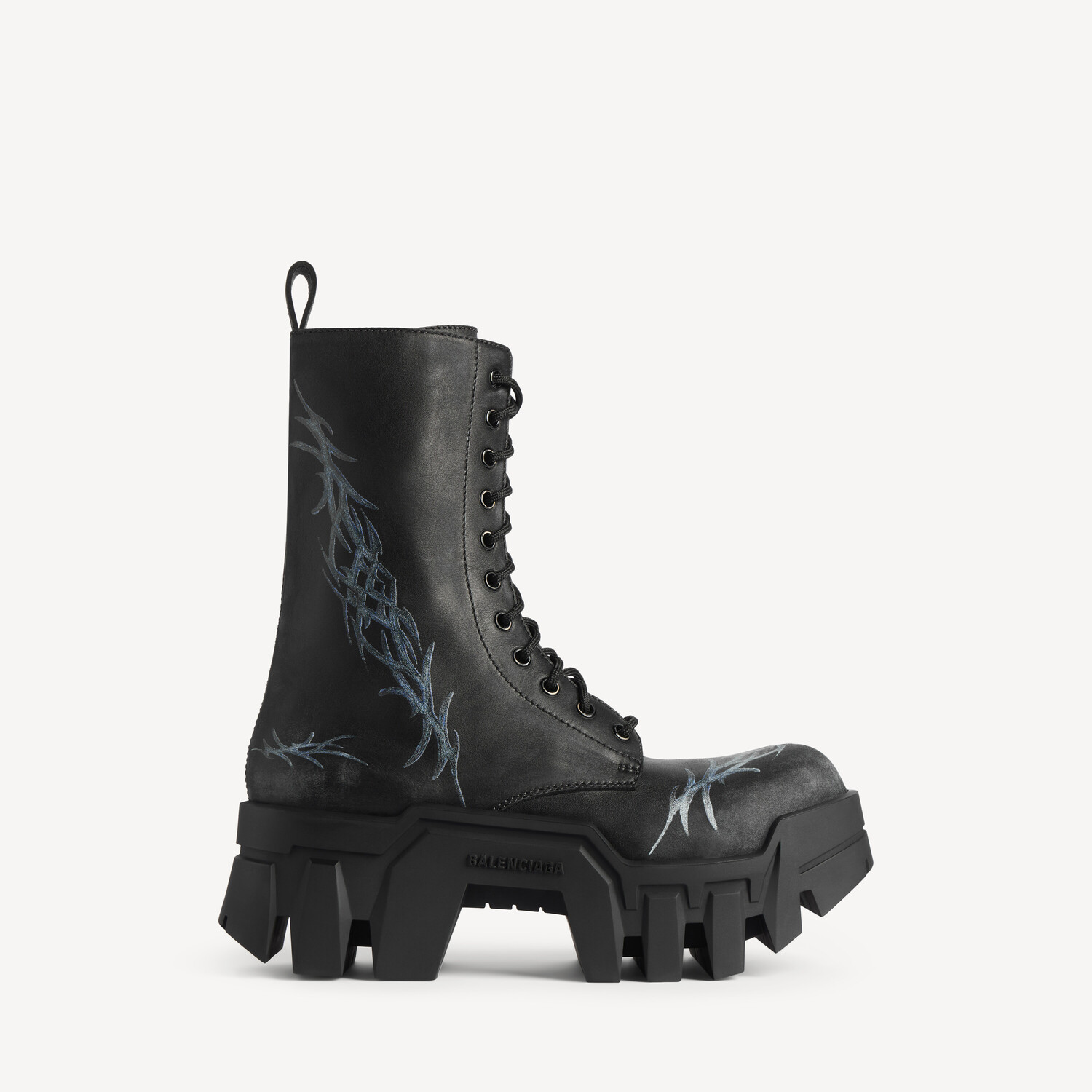 BALENCIAGA Мужские ботинки Bulldozer на шнуровке, черные
BALENCIAGA Мужские ботинки Bulldozer на шнуровке, черные
