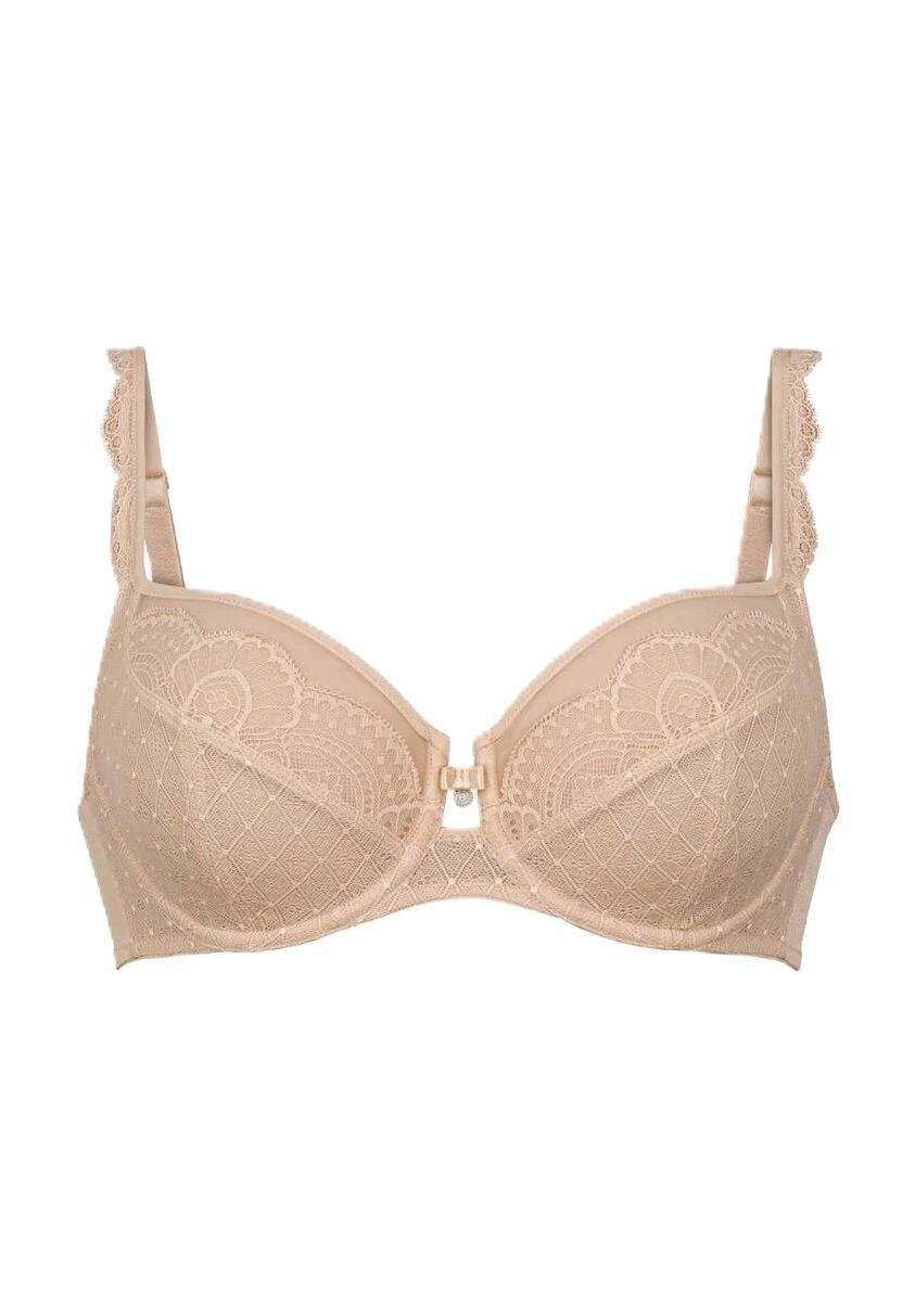Женский поддерживающий бюстгальтер на косточках с кружевными деталями Selma ROSA FAIA, цвет 753 Desert
Женский поддерживающий бюстгальтер на косточках с кружевными деталями Selma ROSA FAIA, цвет 753 Desert