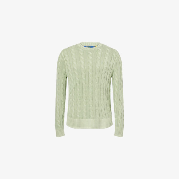 Джемпер Polo Ralph Lauren из хлопка с круглым вырезом, салатовый
Джемпер Polo Ralph Lauren из хлопка с круглым вырезом, салатовый