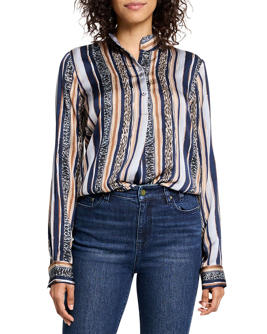 Рубашка в полоску с изображением животных от NIC & ZOE Nic + Zoe, коричневый
Рубашка в полоску с изображением животных от NIC & ZOE Nic + Zoe, коричневый