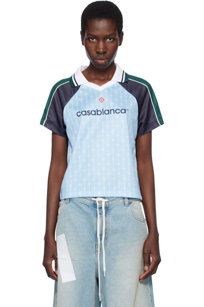 Футболка Laurel в синюю полоску Casablanca
Футболка Laurel в синюю полоску Casablanca