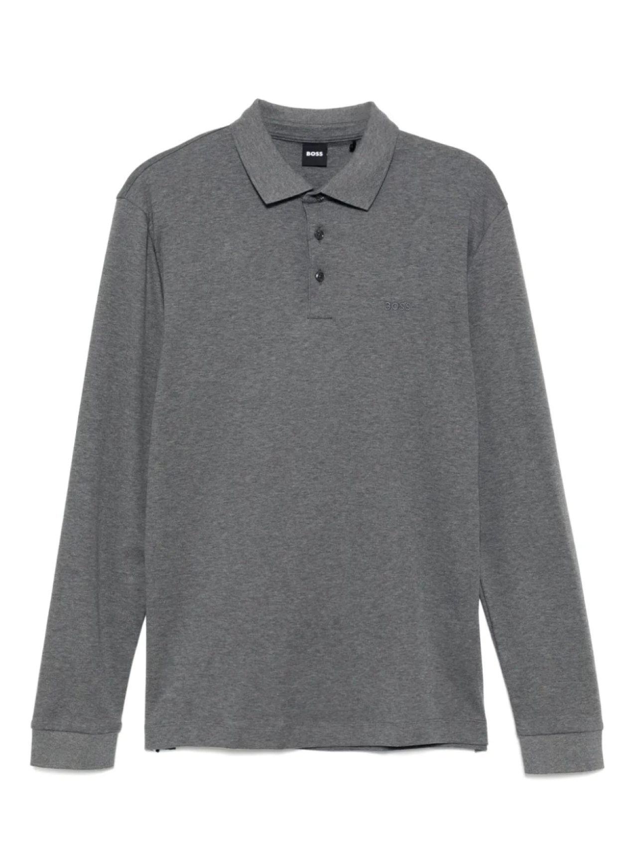 Рубашка поло с вышитым логотипом BOSS, серый
Рубашка поло с вышитым логотипом BOSS, серый