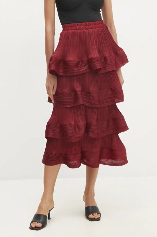 Юбка Answear Lab, бордовый
Юбка Answear Lab, бордовый