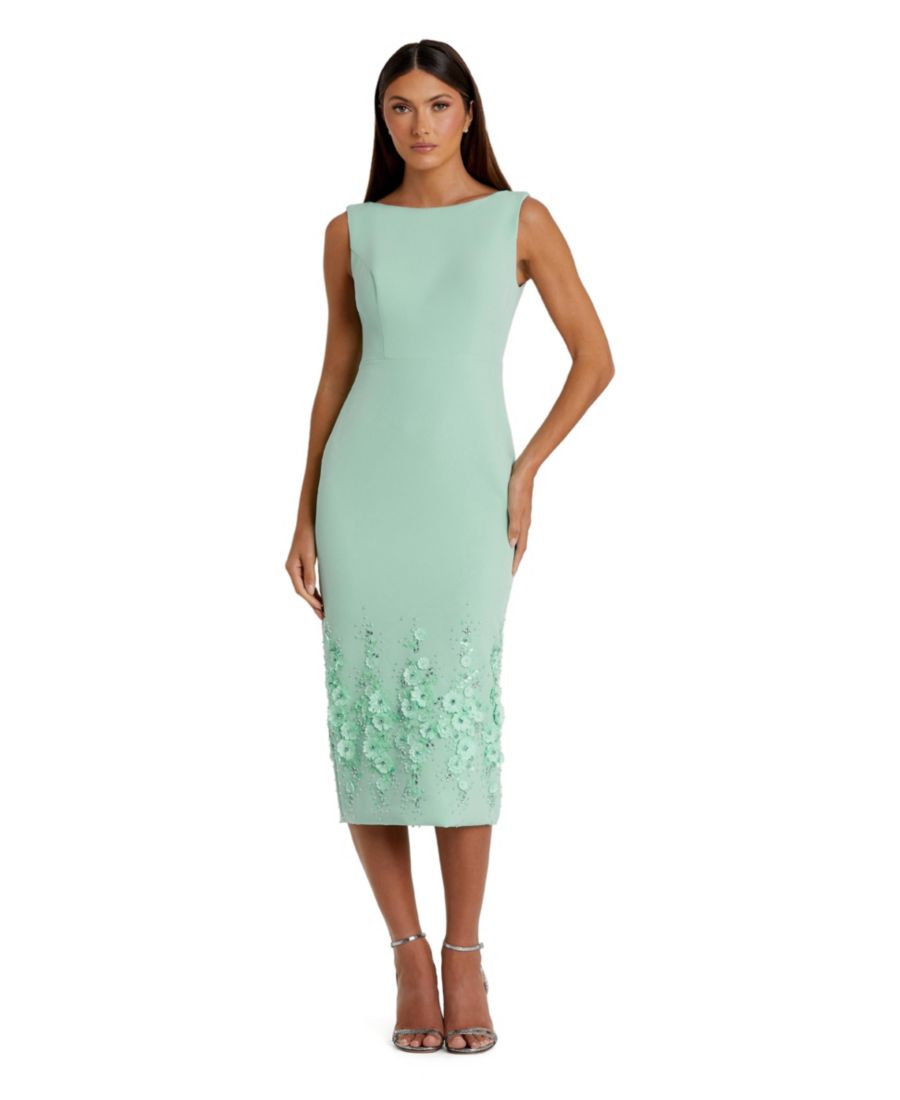 Женское миди-платье без рукавов из крепа с цветочной вышивкой бисером Mac Duggal, Sage
Женское миди-платье без рукавов из крепа с цветочной вышивкой бисером Mac Duggal, Sage