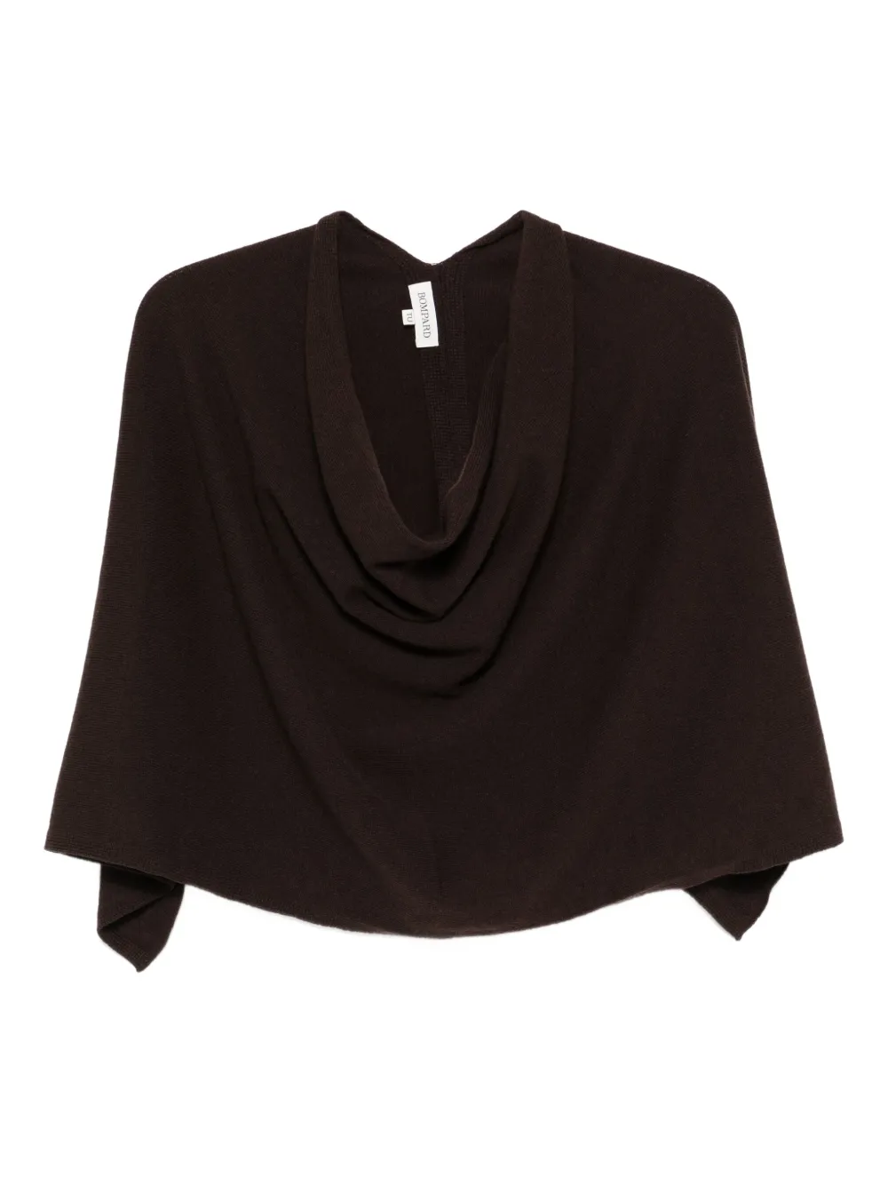 Кашемировое пончо с воротником-хомутом Eric Bompard, коричневый
Кашемировое пончо с воротником-хомутом Eric Bompard, коричневый