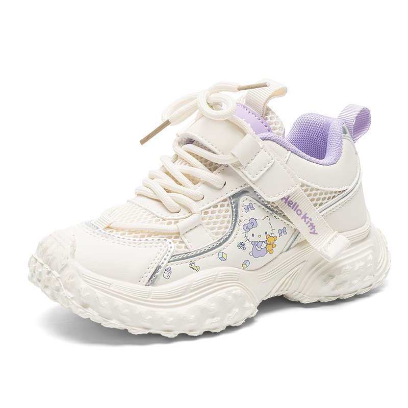 Детская повседневная обувь серии Sanrio для дошкольников Hello Kitty, бежевый/фиолетовый
Детская повседневная обувь серии Sanrio для дошкольников Hello Kitty, бежевый/фиолетовый